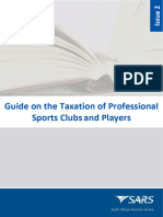 LAPD Gen G08 Guide On The Taxation of Professional Sports Clubs and Players