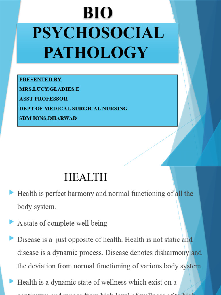 Pathophysiology and Psychodynamics of Disease Causatioon | PDF ...