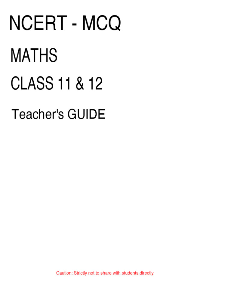 Ncert Extract - Maths Class 11 & 12 | PDF | Function (Mathematics ...