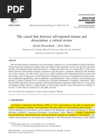 The causal link between self-reported trauma and