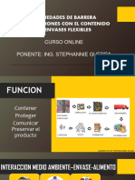 Propiedades de Barrera e Interacciones-Alteraciones Con El Contenido en Envases Flexibles