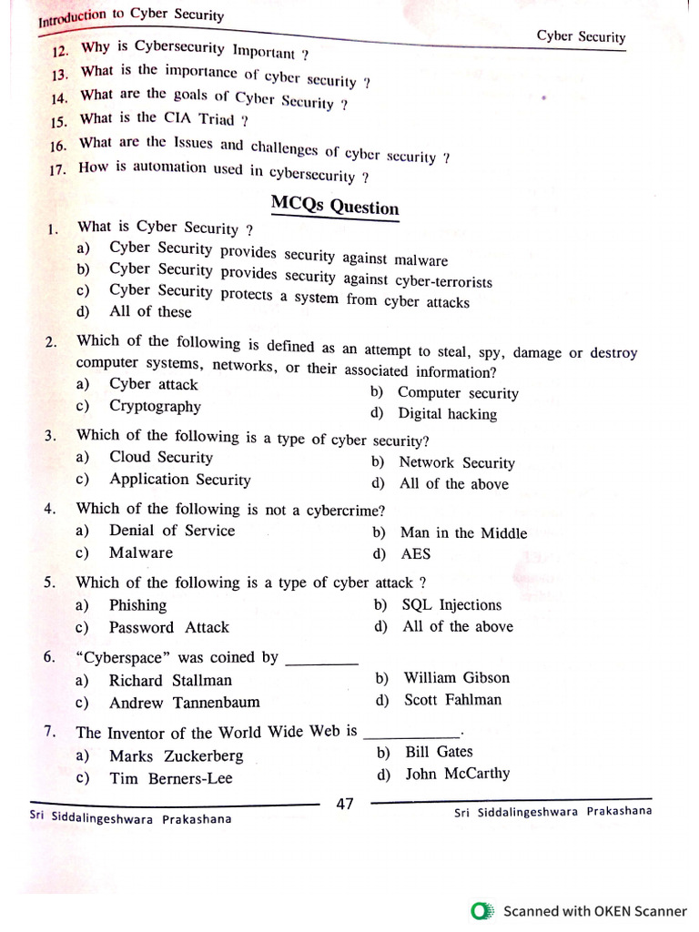 Unit - 1 CS MCQ | PDF