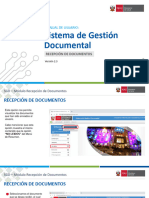 03 Sistema de Gestión Documental - RECEPCIÓN DE DOCUMENTOS