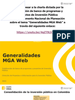 Generalidades MGA Web