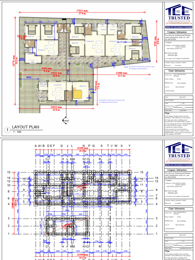 Architectural Layout & Plans | PDF | Buildings And Structures