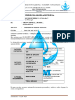 INFORME #014 Conformidad de Servicios Asistente Administrativo Mes de Enero