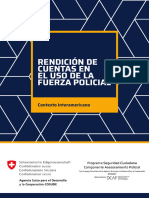 Rendición de Cuentas en El Uso de La Fuerza Policial