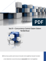 TI-SI - Database Client Server - 9 - Concurrency Control Dalam Sistem Terdistribusi