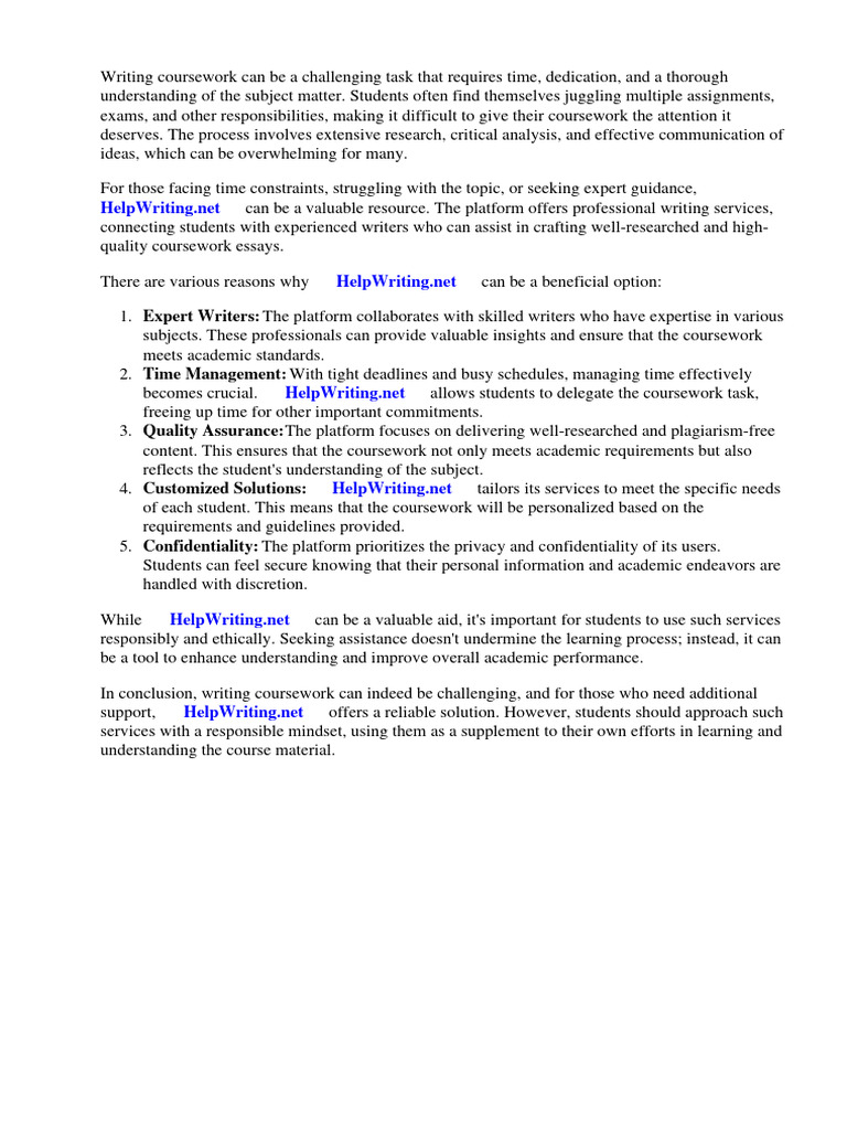 Expert Coursework Writing Help Online | PDF | Expert | Essays