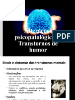 Alterações Psicopatológicas e Transtorno de Humor