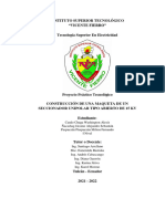 Construcción de Una Maqueta de Un Seccionador Unipolar Tipo Abierto de 15 KV