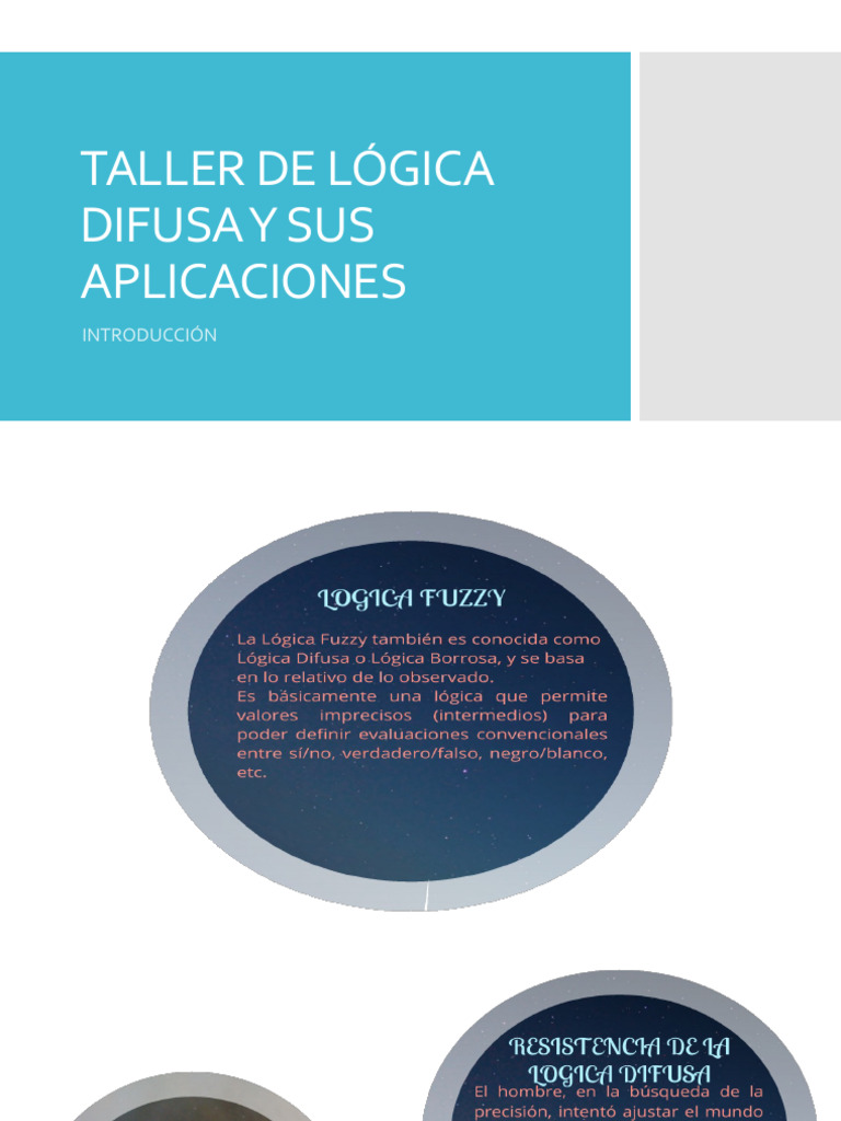 Presentacion Logica Difusa | PDF | Matriz (Matemáticas) | Lógica de ...