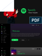 Spotify Theme Template