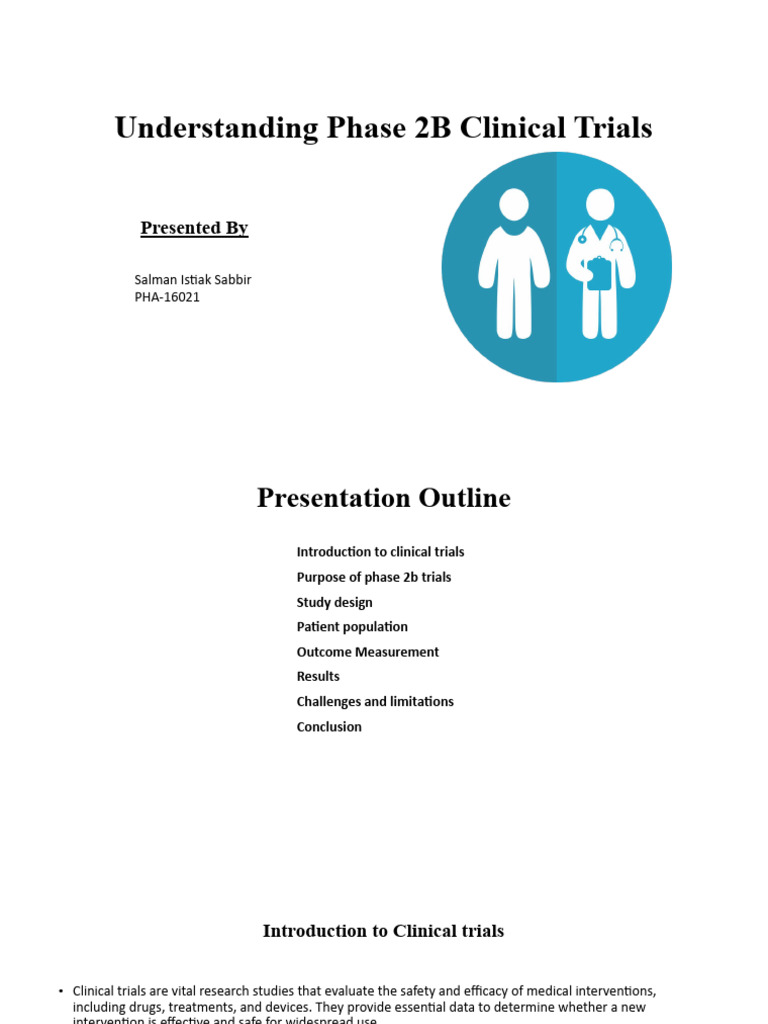 Phase 2B Clinical Trials Explained | PDF | Phases Of Clinical Research ...