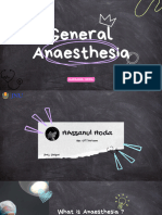 General Overview of General Anesthesia