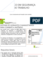 Fundamentos de Proteção Contra Incêndio - Hidrantes e Mangotinhos