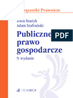 Publiczne Prawo Gospodarcze Wydanie 9