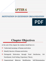 CH6 MOTIVATION in Extension Organization