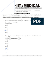 M 9 AUC, Differential Equation & Solution of Triangles ADV 1