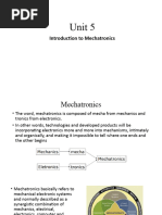 Introduction To Mechatronics