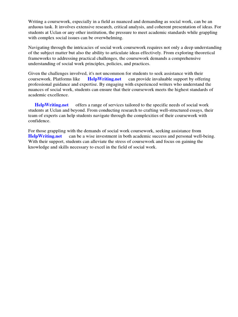 Social work course uclan pdf social work postgraduate education