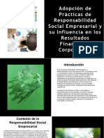 Adopción de Prácticas de Responsabilidad Social Empresarial y Su Influencia en Los Resultados Financieros Corporativos