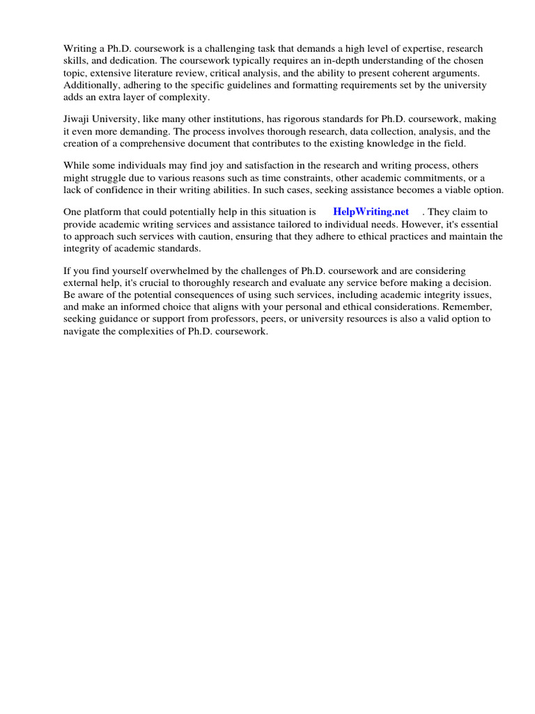 PHD Course Work Form Jiwaji University PDF Doctor Of Philosophy