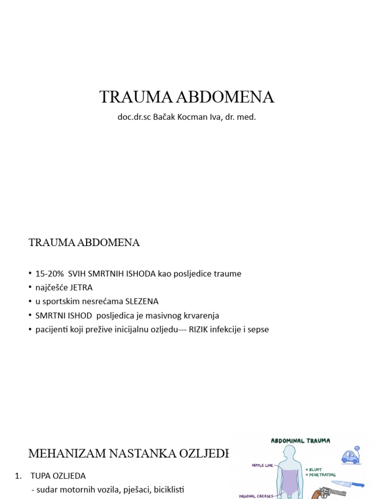 Abdomen Trauma | PDF
