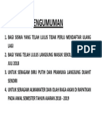 PENGUMUMAN