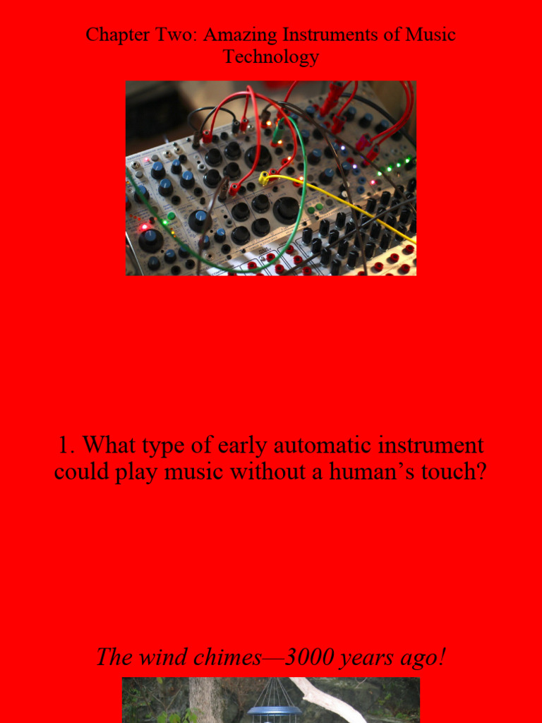 Chapter 2 - Amazing Instruments | PDF | Synthesizer | Music Technology