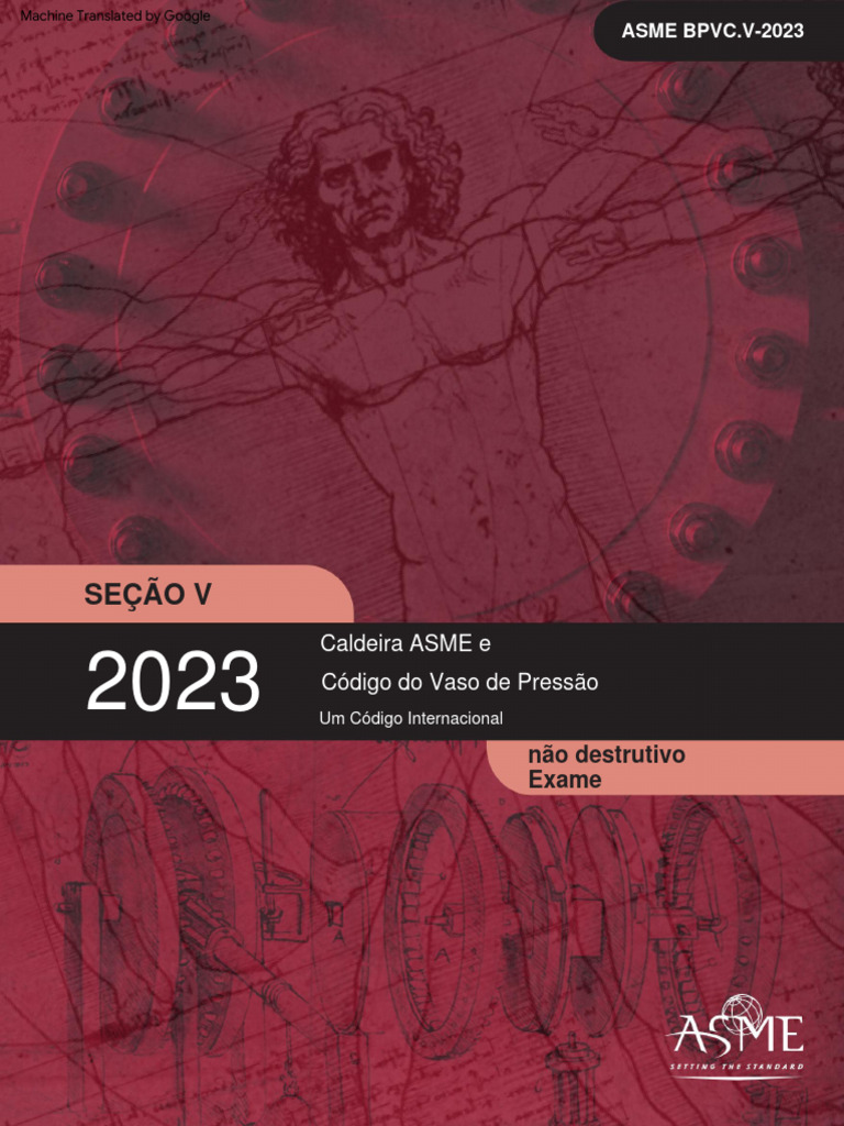 Código ASME BPVC.V-2023: Exame Não Destrutivo | PDF | Os Estados Unidos ...