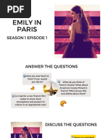 Special Course. Series. Emily in Paris Season 1 Episode 1