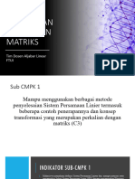 Alin 01 SPL Dan Matriks (Pertemuan 1-4) Updated