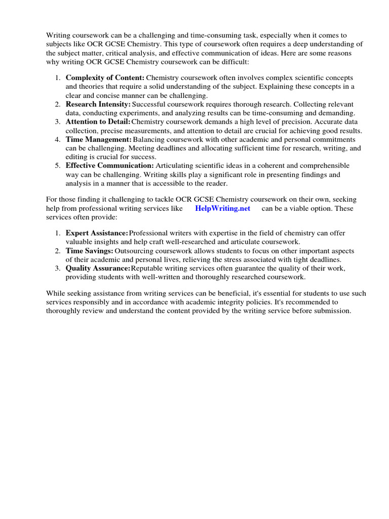 2014 OCR F334 CHEMISTRY UNOFFICIAL MARKS SCHEME PDF intelligence overview