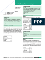 PTP A2 Key Writing Sample Answers Feedback