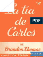 La Tia de Carlos Libreto - Brandon Thomas Version