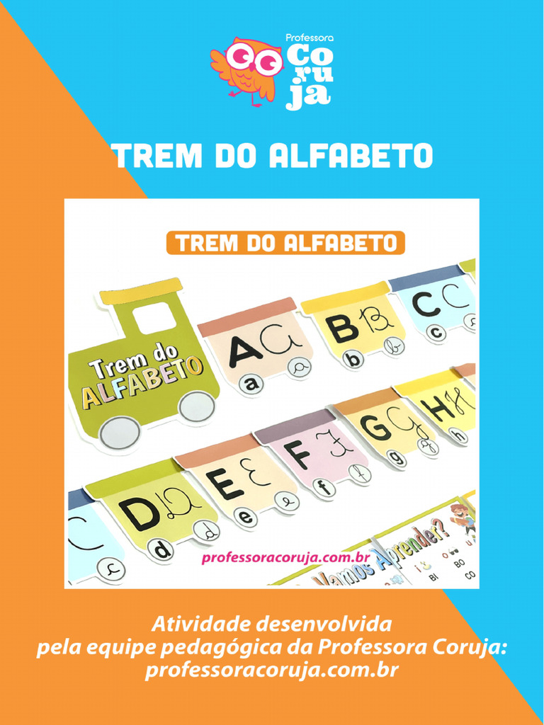 Trem Do Alfabeto Professora Coruja lb9xnm | PDF