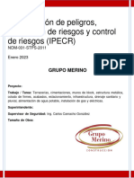 0.2 Identificación de Peligros, Evaluación de Riesgos y Control de Riesgos (IPECR) GRUPO MERINO