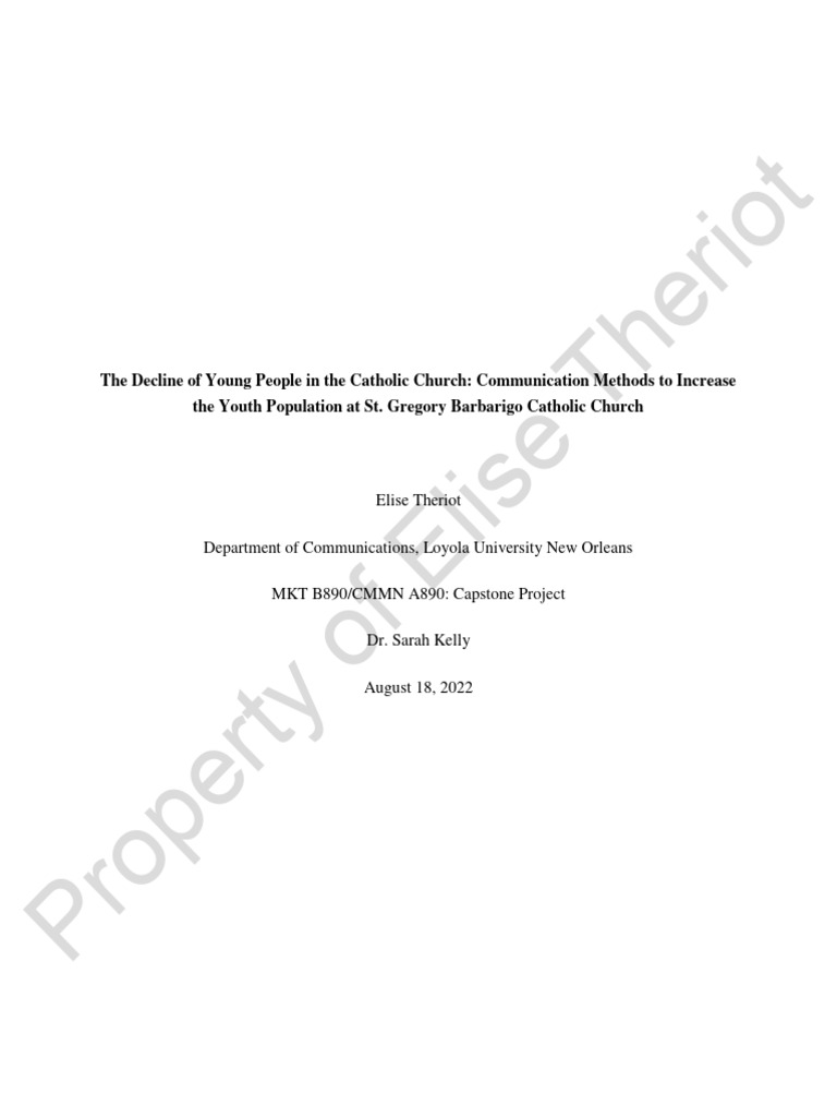 Elise Theriot Final Capstone Research Project Watermarked Pdf Focus