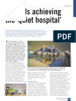 Towards Achieving The 'Quiet Hospital'