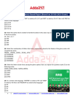 SSC GD Memory Based Paper PDF (ENGLISH) - 2695