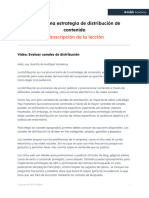 (PDF) Transcripción - Diseñar Una Estrategia de Distribución de Contenido