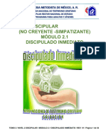 Tomo 2 Discipular Nivel 2.1 Discipulado Inmediato No Creyrente y Simpatizante