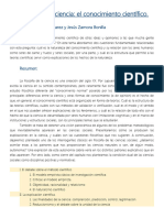 RESUMEN - Filosofía - de - La - Ciencia - Alvarez y Zamora - 22 Páginas - EXCLENTE