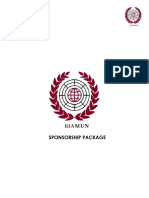 BIAMUN'24 Sponsorship Package - 2024