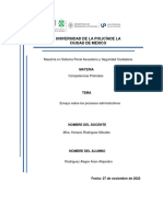 Ensayo Sobre Los Procesos Administrativos