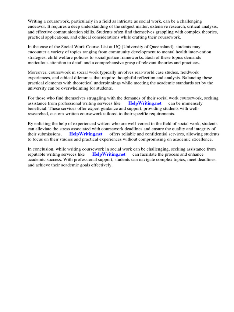 social-work-course-list-uq-pdf-social-work-psychotherapy