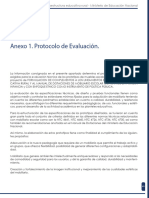 Mobiliario Anexo 1. Protocolo Evaluación