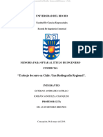 Trabajo Decente en Chile. Una Radiografía Regional