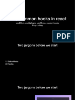 6.2 - Common Hooks in React: Useeffect, Usecallback, Usememo, Custom Hooks Prop Drilling